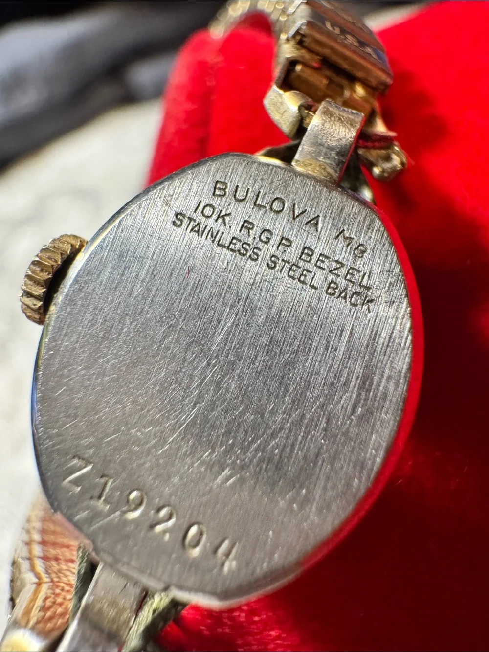 Vintage Bulova Ladies Mechanical Teardrop Cocktail Watch – 10K RGP – Real Diamon